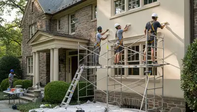 Philadelphia, PA painting contractor providing interior and exterior house painting services