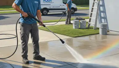 Philadelphia PA concrete pressure cleaning by Philadelphia Paint Pros for driveways, patios, and walkways