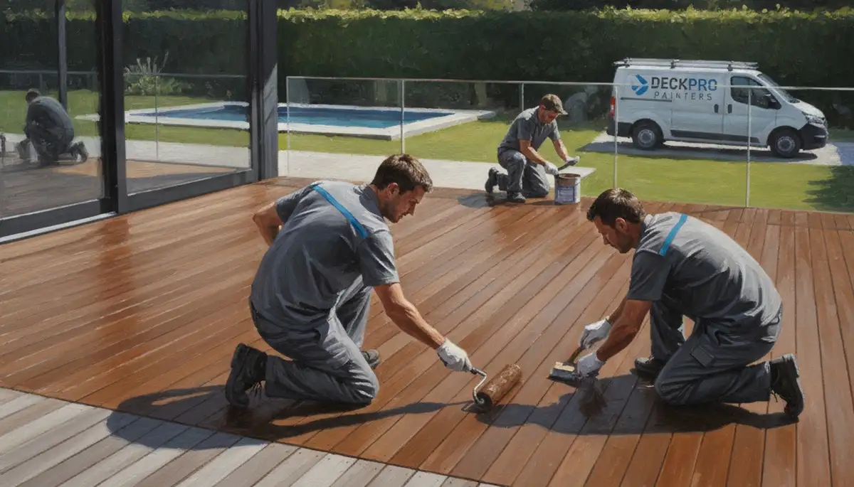 Philadelphia deck painting service in Philadelphia, PA for durable wood deck protection and curb appeal