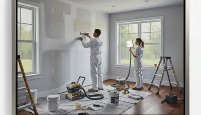 Philadelphia drywall repair by Paint Pros in Philadelphia, PA for smooth wall and ceiling restoration