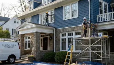 Philadelphia, PA painting contractor providing professional residential and commercial interior painting services