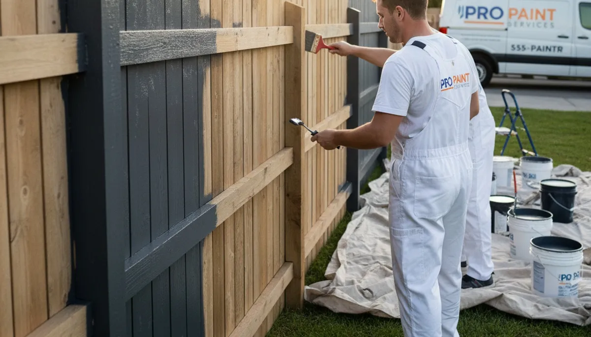 Fence painting service in Philadelphia, PA for durable curb appeal and weather protection