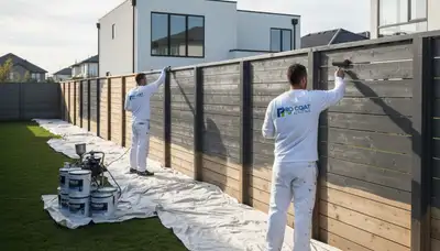 Fence painting service in Philadelphia, PA for durable curb appeal and weather protection