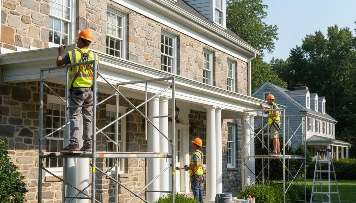 Philadelphia, PA painting contractor providing professional interior and exterior house painting services