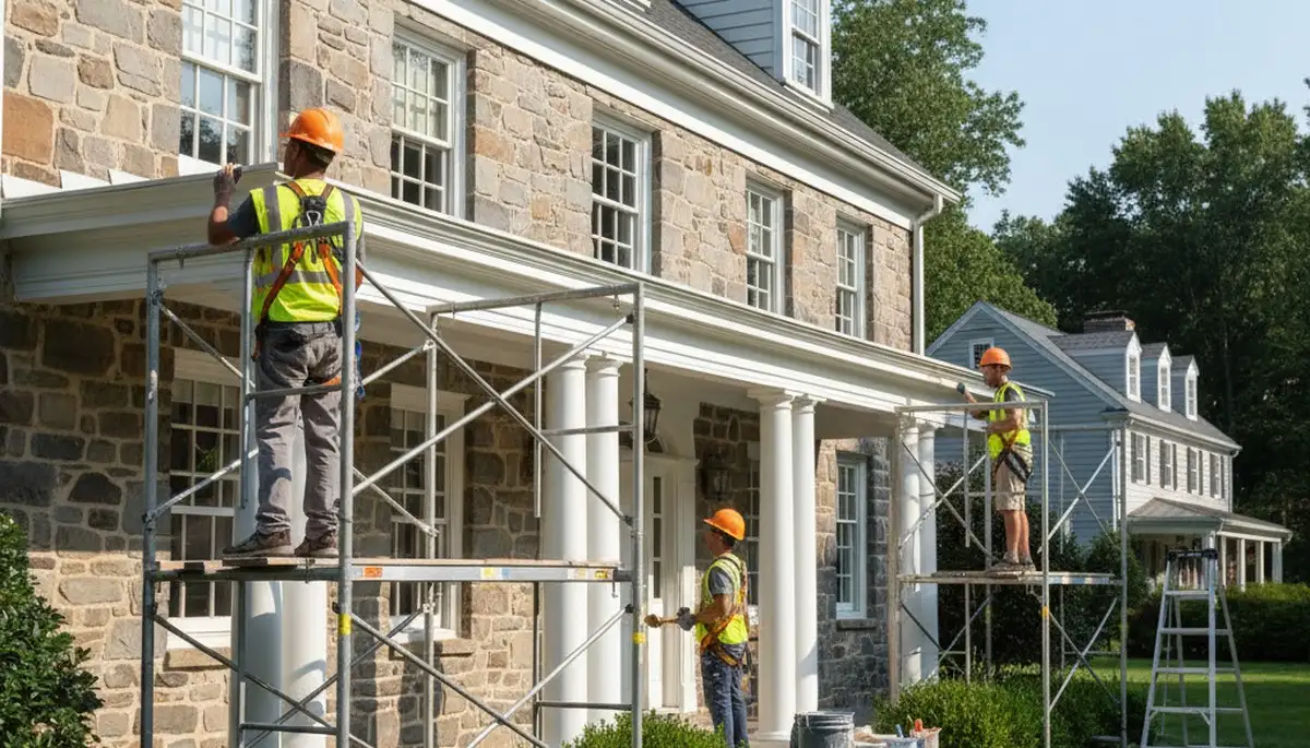 Philadelphia, PA painting contractor providing professional interior and exterior house painting services