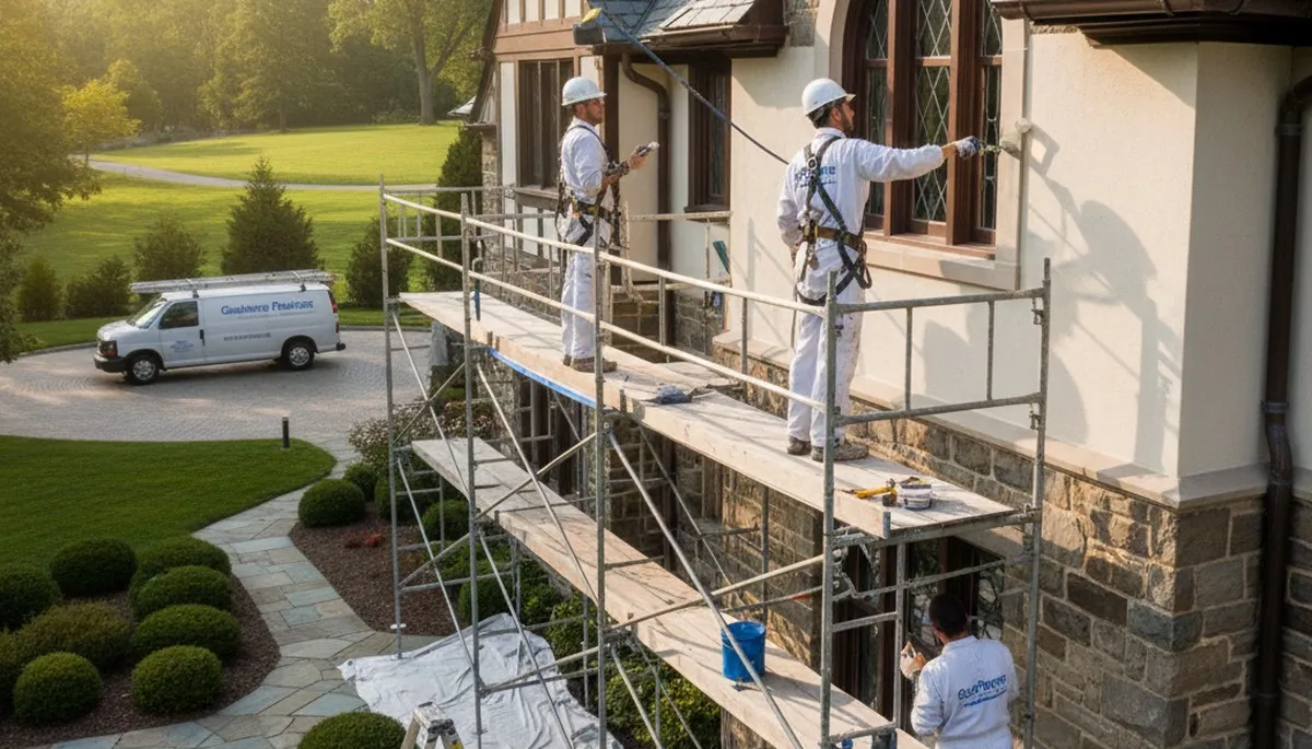Philadelphia PA painting contractor providing professional interior and exterior house painting services