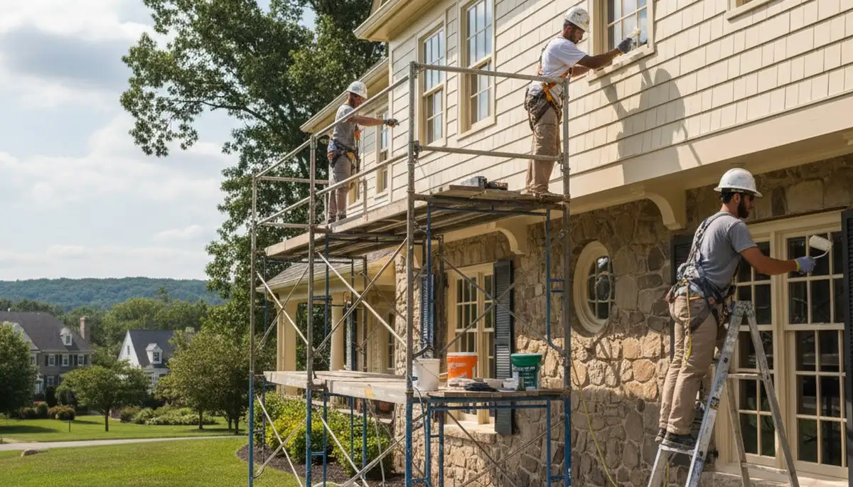 Philadelphia, PA painting contractors providing professional interior and exterior house painting services