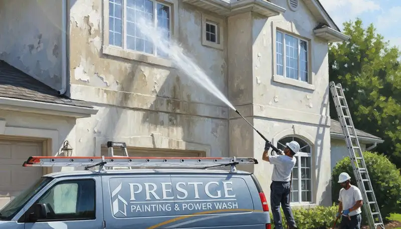 Pressure washing service in Philadelphia, PA cleaning exterior surfaces to remove grime and buildup