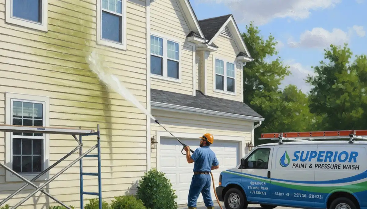 Vinyl siding pressure cleaning in Philadelphia, PA for cleaner, curb-appeal boosting exterior surfaces