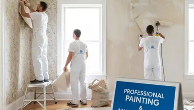 Wallpaper removal service in Philadelphia, PA for old homes by Philadelphia Paint Pros