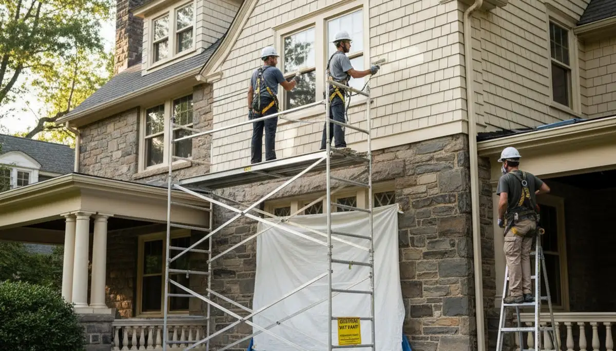Philadelphia, PA painting contractor providing professional interior and exterior home painting services
